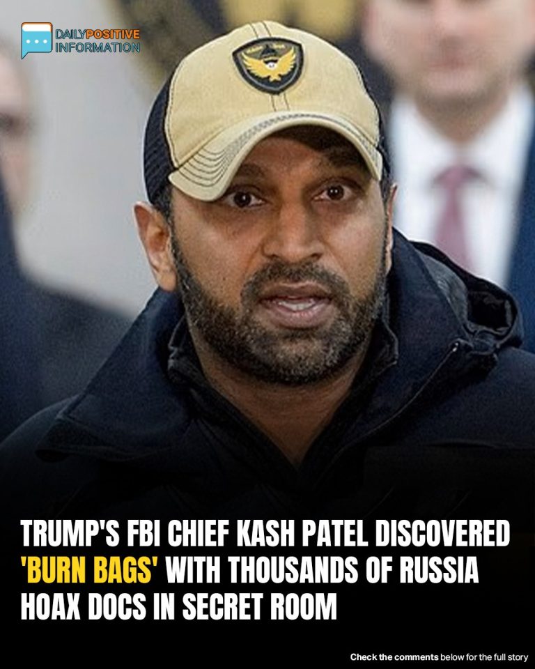 FBI Chief Patel Uncovers Secret Room Of Burn Bags Filled With Trump–Russia Documents