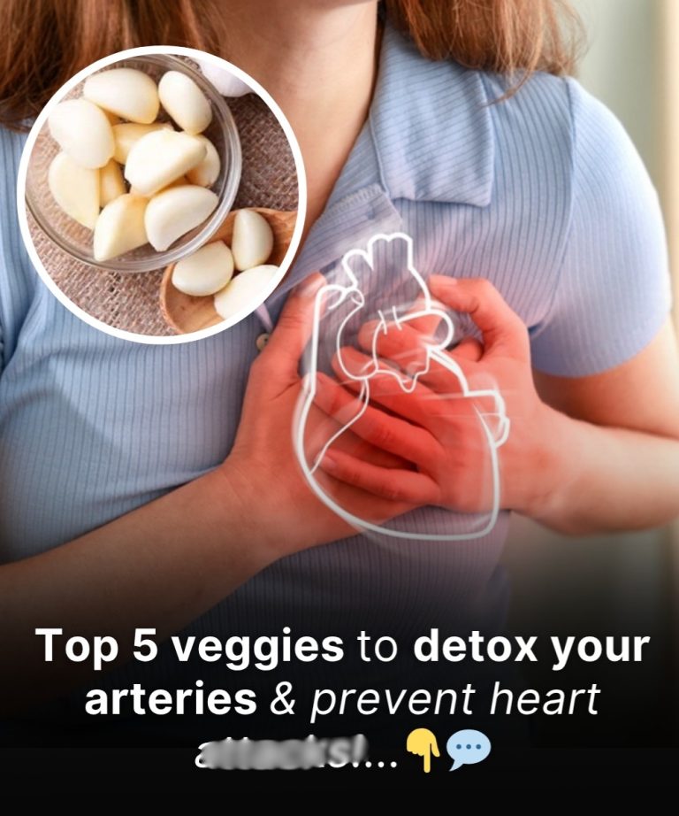 Top 5 Veggies to Detox Your Arteries and Prevent Heart Att.acks!