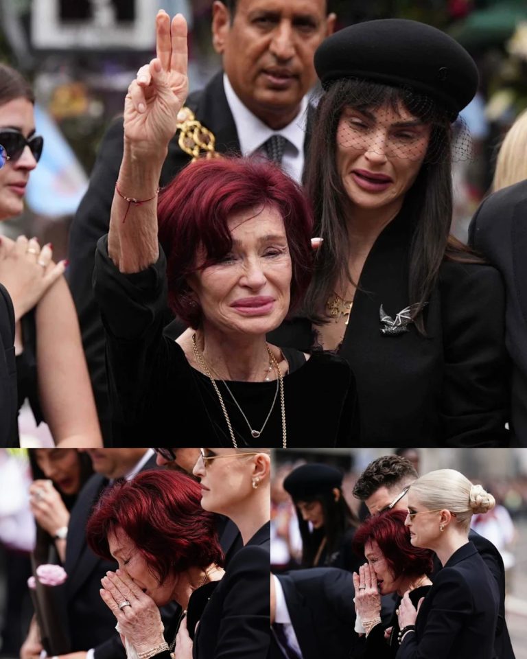 Sharon Osbourne’s Tearful Peace Sign Tribute At Ozzy’s Funeral Explained