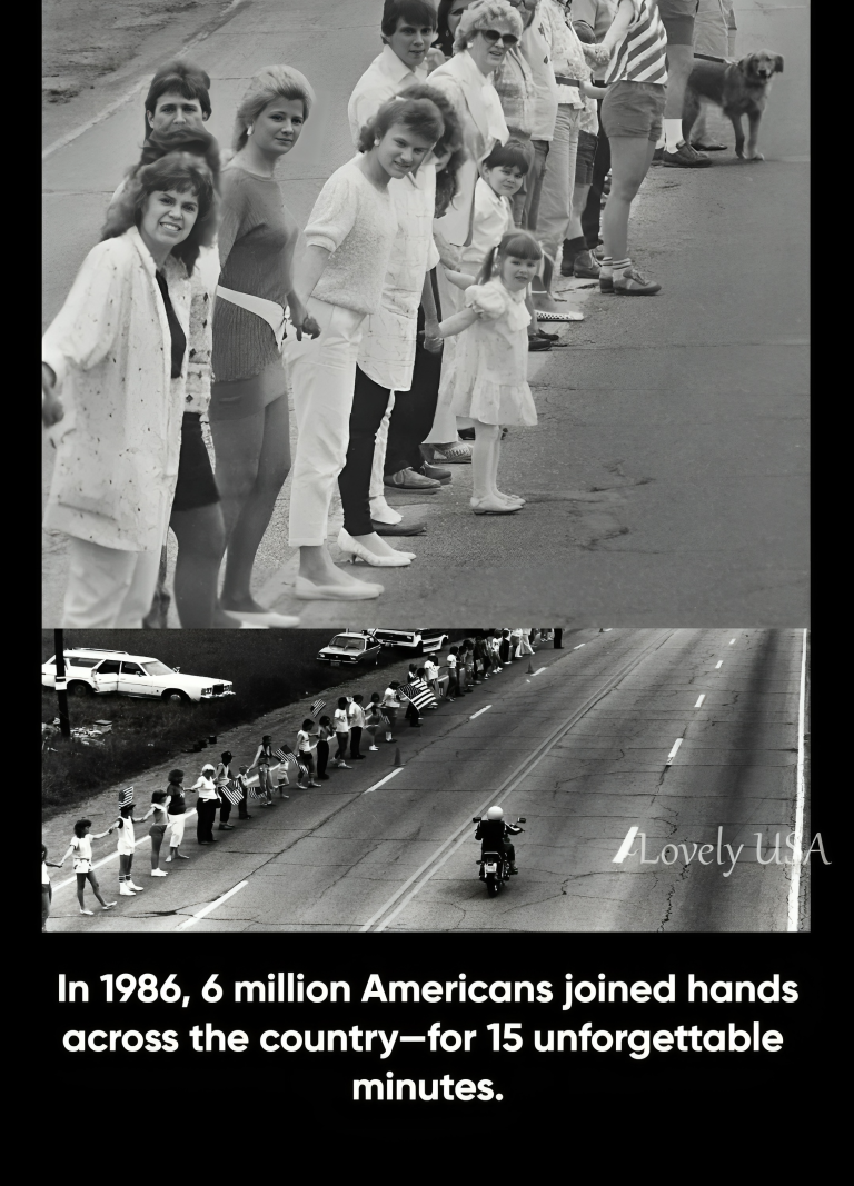 The Day America Held Hands: A Nation United in 15 Unforgettable Minutes