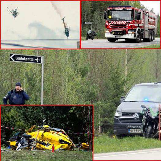 5 Killed After 2 Helicopters Collide and Crash Near an Airport. Authorities Say the Investigation Could Now Take a Year