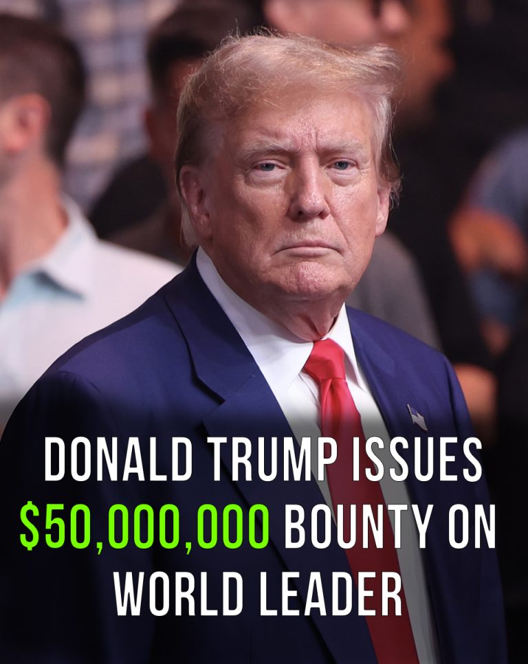 Donald Trump offers $50m bounty for capture of world leader