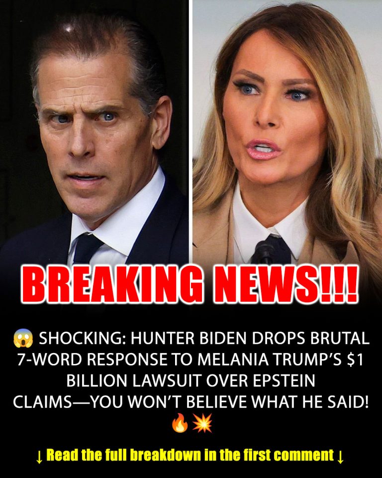 Hunter Biden Fires Off 7-Word Comeback to Melania Trump’s $1B Epstein Lawsuit